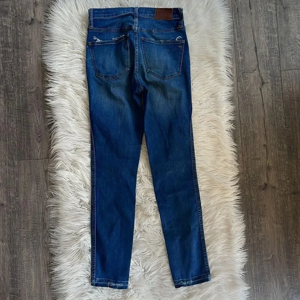 Madewell 10" High-Rise Skinny Jeans: Drop-Hem Edition - Picture 10 of 10